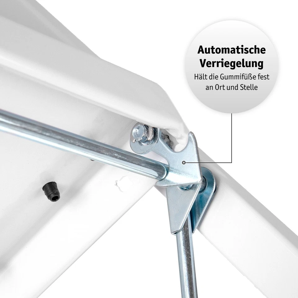 Walter Trittleiter klappbar 2 stufig Klapptritt Leiter Tritthocker Haushalt - Bild 3 von 4