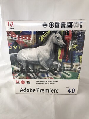 Adobe Premiere Version 4.0 Apple Macintosh Full Retail Box Brand New Sealed