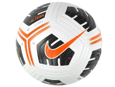 Nike Academy Team Soccer Ball - Size 5, White/Black/Volt (CU8047-101)