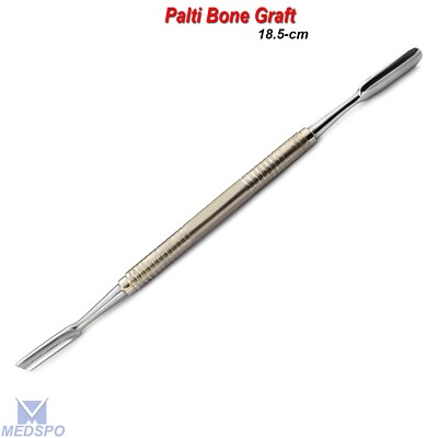 Kit D'instruments De Greffe Osseuse - Racloir, Seringue, Ramasseur, Compacteur - Acier Inoxydable - 4 Pièces