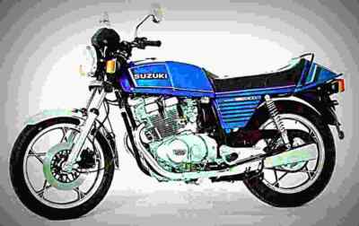 Suzuki GSX 400 1980 A4 Photo UK