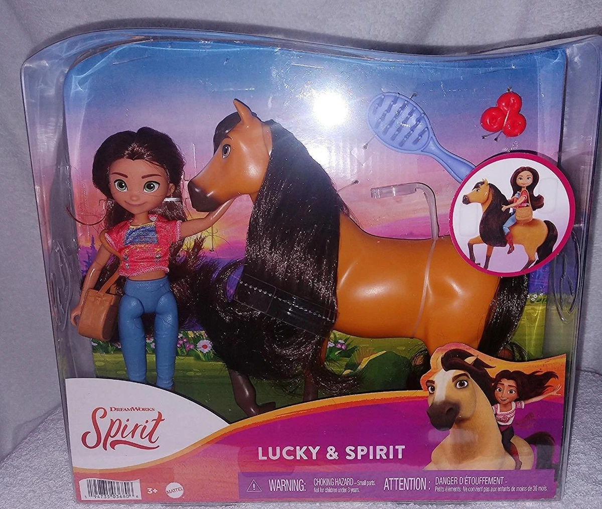 Dreamworks Spirit LUCKY SPIRIT Doll Horse Set New eBay