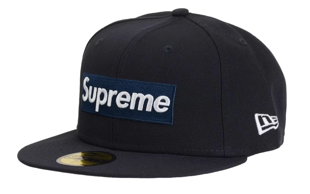 Casquette ajustée Supreme SS24 MLB Teams Box Logo New Era 59Fifty   NY   7 3/4   Marine