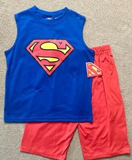 DC - Superman - Boy's Shorts  Tank Set - Size Small - New