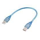 USB 2.0 EXTENSION A MALE TO A MALE CABLE LEAD 1 FEET 30cm 1 foot one foot