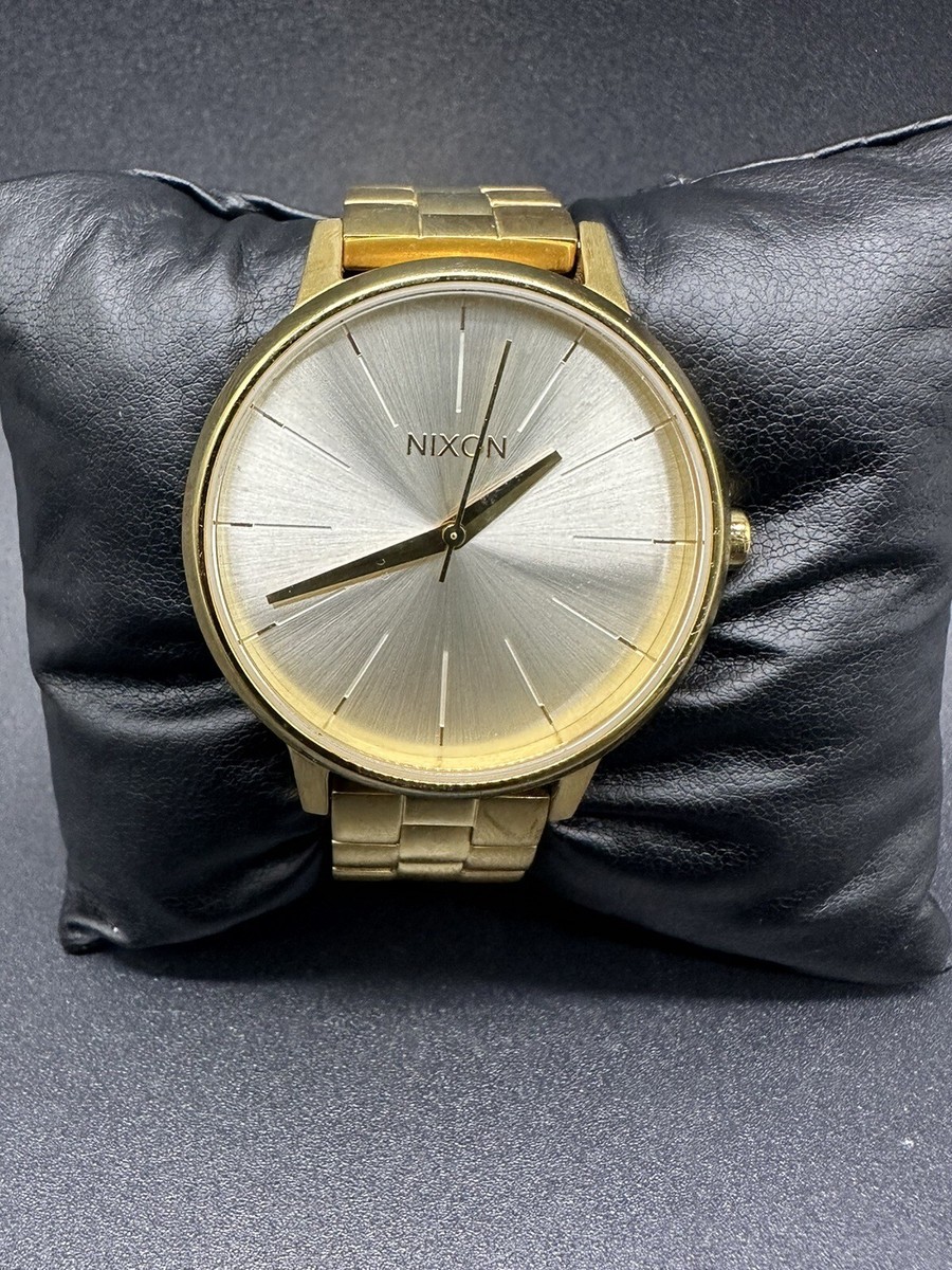 Nixon Movin' Out The Kensington Women Watch Yellow Gold New Batt