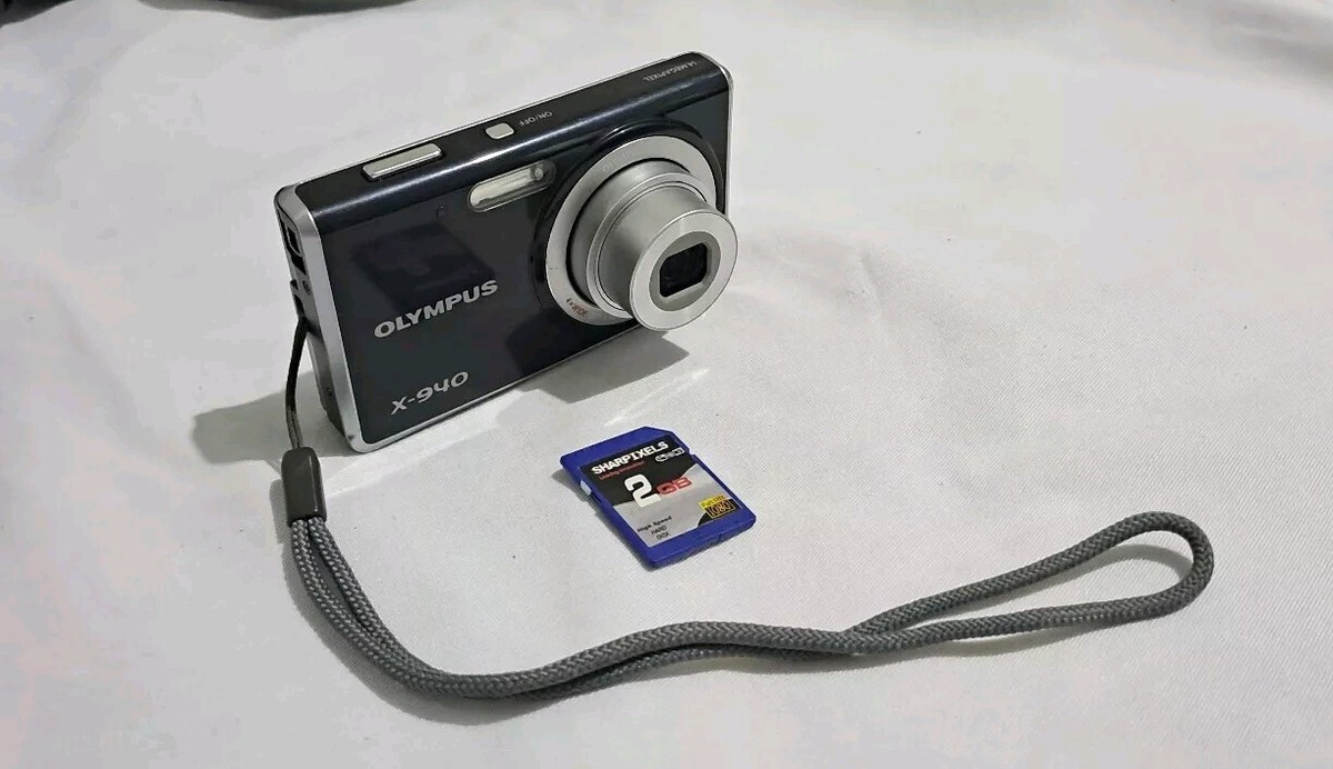 Olympus X-940 14MP Digital Camera with 2GB SD Card