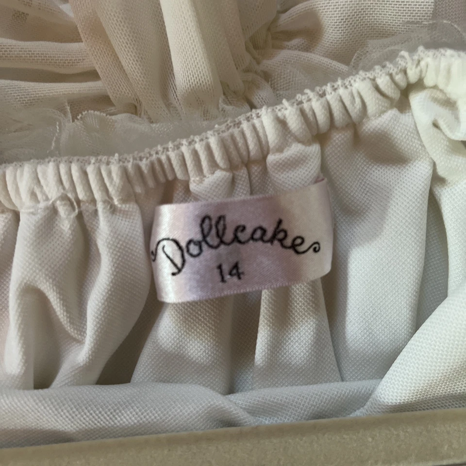 Dollcake White Frock Size 14 - Image 4 of 4