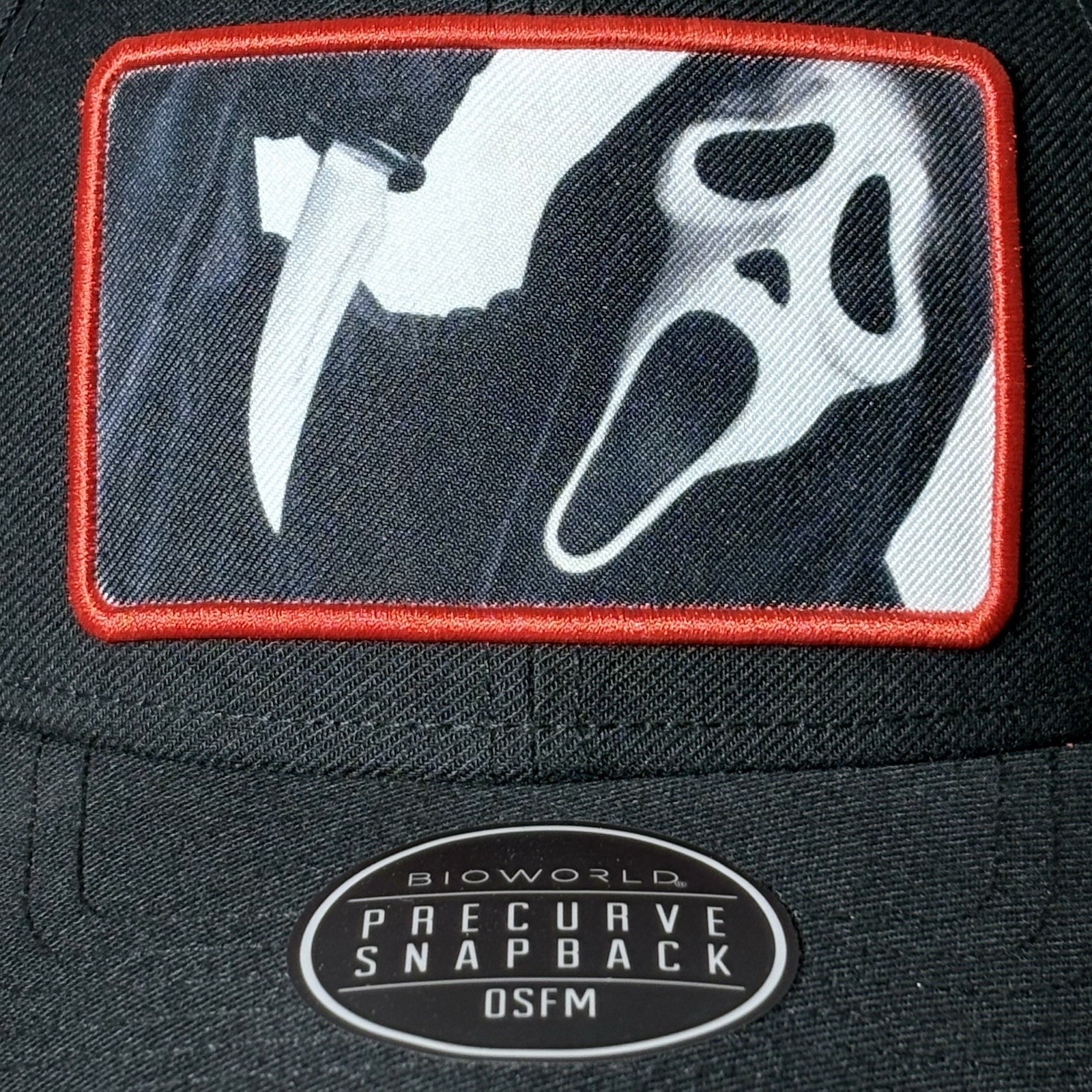 Ghostface Scream Baseball Cap/Hat. SnapBack Black… - image 2