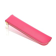 Leather pencil case Thin soft pen bag Small pencil case for adultsSenior leat...