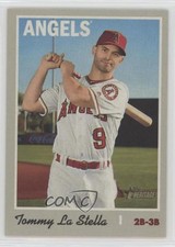 2019 Topps Heritage High Number Flip Stock Tommy La Stella #675 2r8