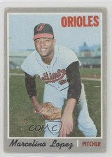 1970 Topps Marcelino Lopez #344 19zq