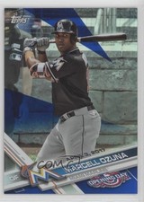 2017 Topps Opening Day Rainbow Blue Foil Marcell Ozuna #12 8k4