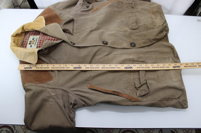 Vintage 1950s Masland Hunting Jacket Coat Mens Size 40 Leather