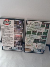 Sega Rally Championship & Olympic Soccer Sega Saturn PAL Complete In Box 2 Games