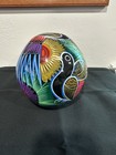 Hand Painted Folk Art Ceramic Sugar Skull Mexico Day of Dead Dia de Los Muertos — photo 2