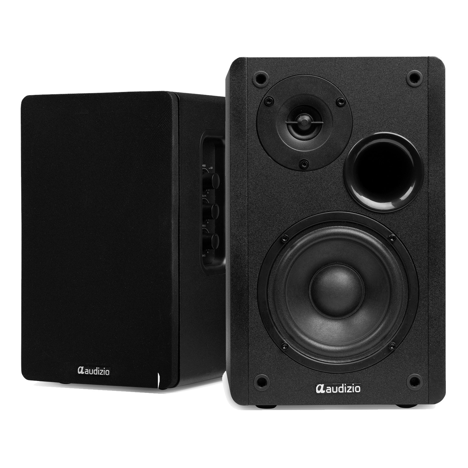 Audizio KS01 Active Bookshelf Speaker Set 80W Black