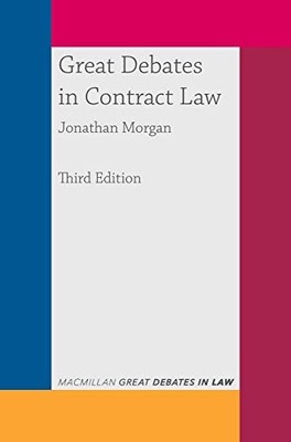Great Debates in Contract Law -  NEW Dr Jonathan Mor 2020