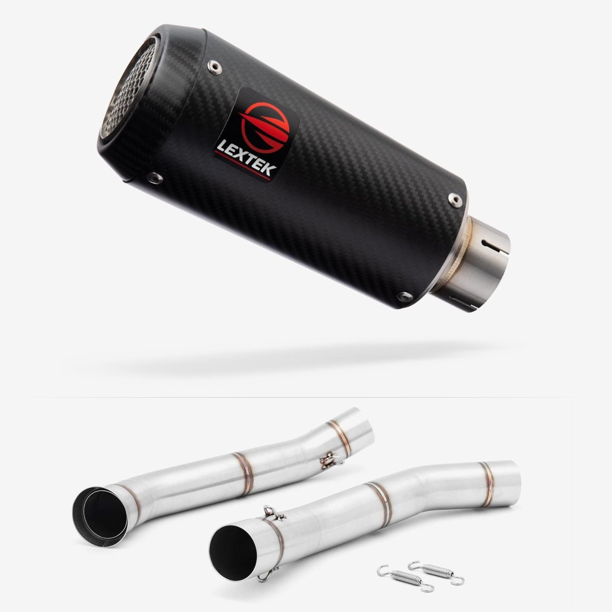 Lextek Slip-on Stainless Steel 180mm Exhaust for KTM 690 Duke 12-15