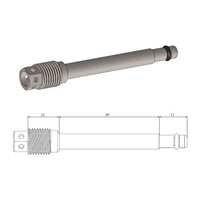Moto-Master Bremsbelag-Gleitstift (FüR: Honda Cr 125 R JE01 02-07 Hinten )