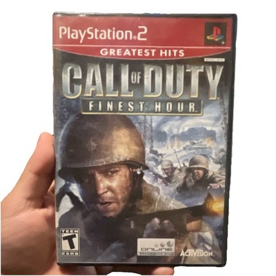 Activision Call of Duty: Finest Hour Sony PlayStation 2 Shooter Multiplayer 2004