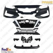 Complete Bumper Cover W/fog Lamp Unprimed Front Fit 2020-2023 Nissan Sentra