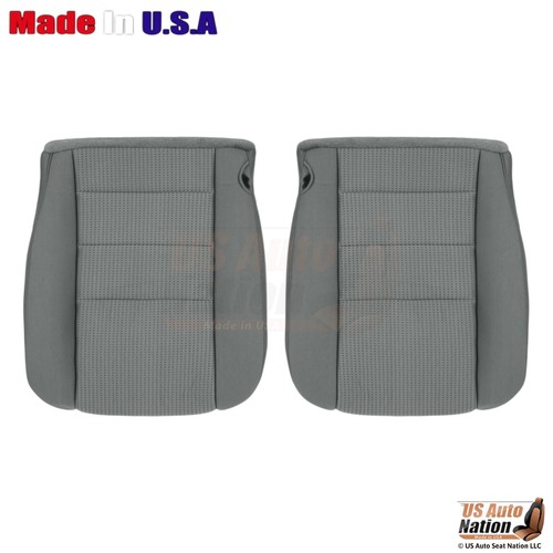 2008 to 2010 Ford F250 F350 F450 F550 XLT Driver Passenger Cloth Seat Cover Gray - Picture 12 of 14