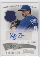 2014 Classics Significant Signatures Materials Silver Jerseys Kyle Zimmer Auto