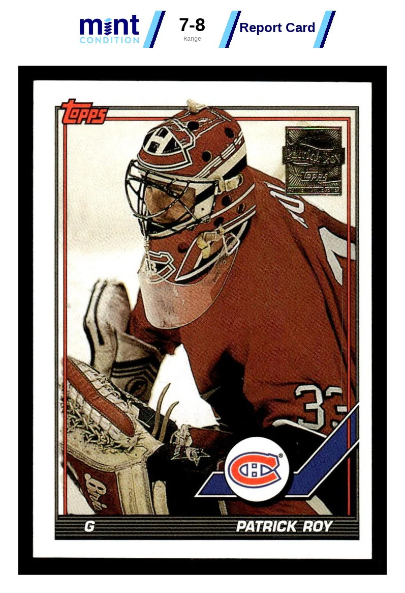 2002 TOPPS PATRICK ROY 6 NRMT-MT MCG 8 PATRICK ROY REPRINTS MONTREAL CANADIENS