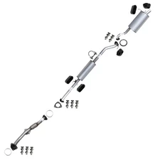 Stainless Steel Exhaust System Kit w/ Hangers & Bolts fits: 2015-2016 CR-V 2.4L