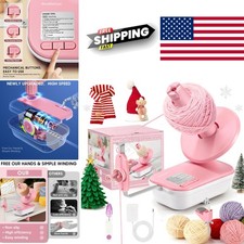 Automatic Yarn Ball Winder with Three Speed Settings for Knitting Enthusiasts