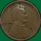 1915-D Lincoln Wheat Cent Very Good VG Coin #34885