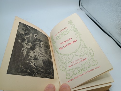 Stepping Heavenward By E. Prentiss 1899 Hardcover - Picture 3 of 12