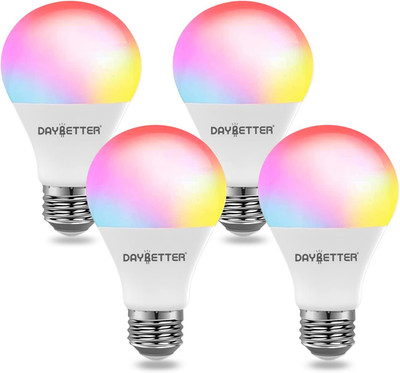 Tuya Smart Light Bulbs, RGBCW Wi-Fi Color Changing Led Bulbs Compatible with Ale