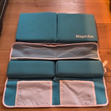 Bath Kneeler and Elbow Rest Pad Set for Bath time - 1.5'' Comfortable Thick Blue