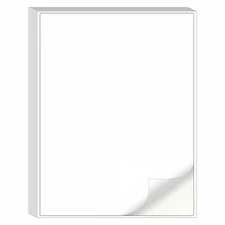 Printable Sticker Paper for Printers - 30 Sheets Full Sheet Matte Sticker Pap...