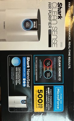 NEW Shark HP102 Clean Sense IQ Air Purifier 500 Sq Ft True HEPA Sealed Box