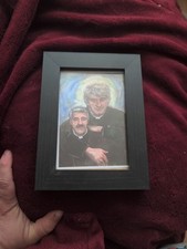 Father Ted and Father Stone FRAMED WALL ART PRINT!