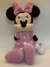 Disney Minnie Mouse Pink Dress 11" Plush Doll Stuffed Animal