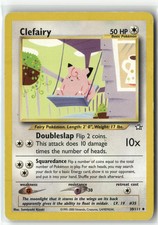 2000 Pokemon Neo Genesis Clefairy 30/111 Uncommon EX