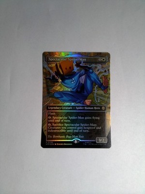 MTG Spectacular Spider-Man (0236) (Borderless) (Textured Foil)