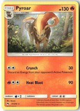 Pyroar 51/214 Rare Lost Thunder Pokemon Moderately Played