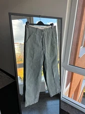 Vintage French Workwear Sanfor Moleskin Pants 70s Military Style