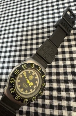 TAG Heuer Formula 1 WA1416 Quartz Black Dial Watch Working Used 