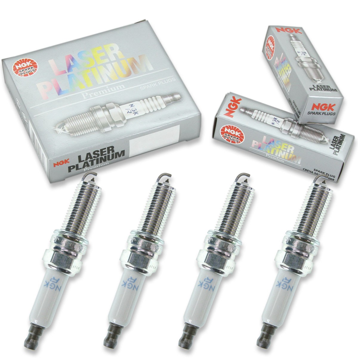 4 pc NGK 4288 PLKR7A Laser Platinum Spark Plugs for YR7MPP33 LDKRTPP A 004 ms