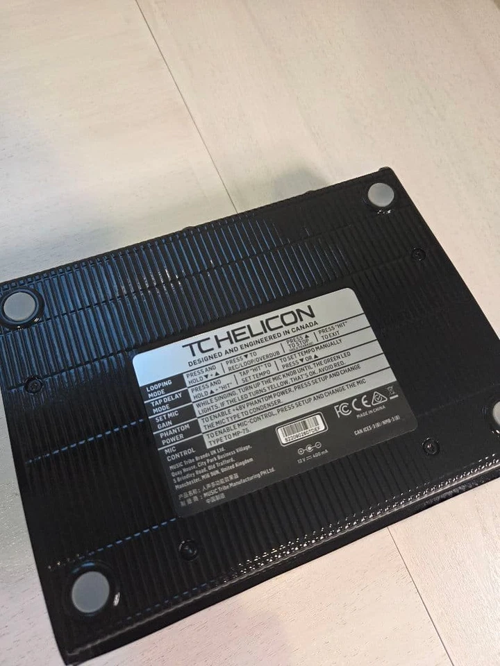 TC-Helicon Play Acoustic Guitar Effects Peda lVocal Harmony Footswitch Used - Image 4 of 4