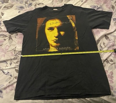 Apoptygma Berzerk XL rare 1998 tour shirt EBM Industrial Band Electronic Music!!