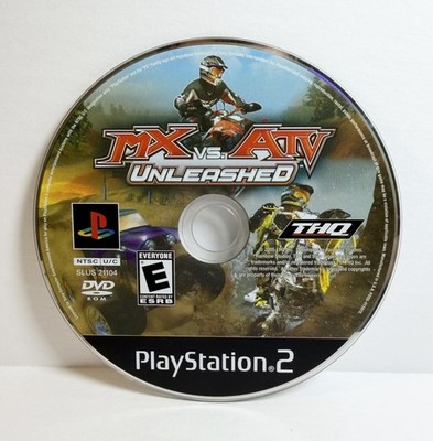 MX vs. ATV Unleashed (PlayStation 2 PS2) - Disc Only - Black Label - Tested