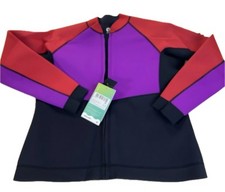 Sea-doo Womens Montego Jacket Violet, Red. Black Size Small Neoprene NWT