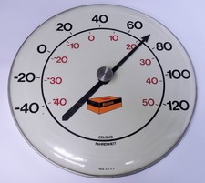 Vintage Kodak Promotional Wall Thermometer   Large   Celsius  Fahrenheit   USA